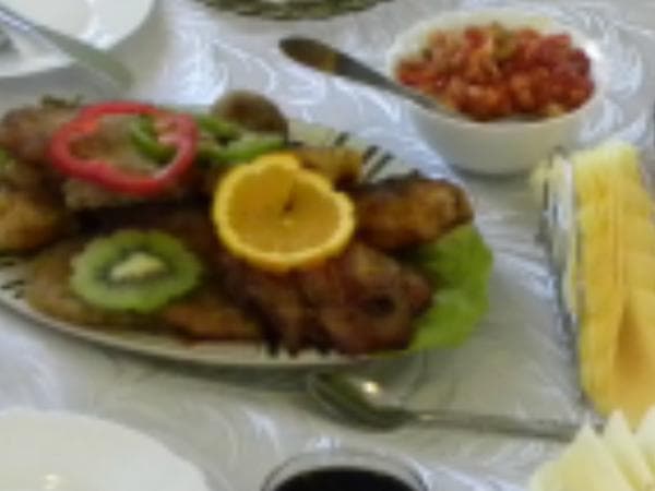 A homemade dish with sides served at the Ciche agritourism farm.